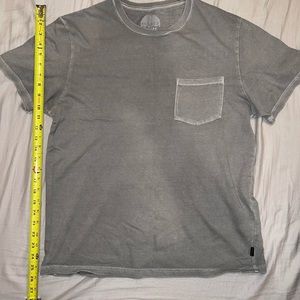 Lucky Brand Stone Gray washed Men’s medium shirt